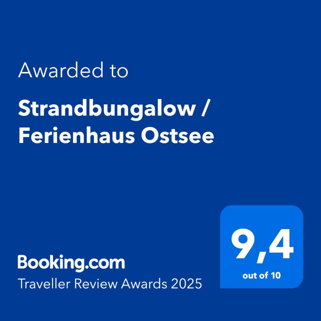 Strandbungalow / Ferienhaus Ostsee Scharbeutz Exterior foto